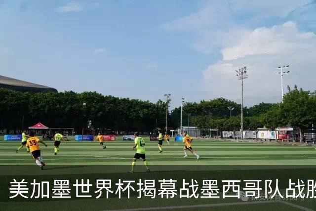 美加墨世界杯揭幕战墨西哥队战胜南非队